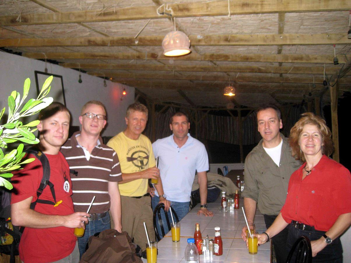 Begrüßungstrunk in Dahab