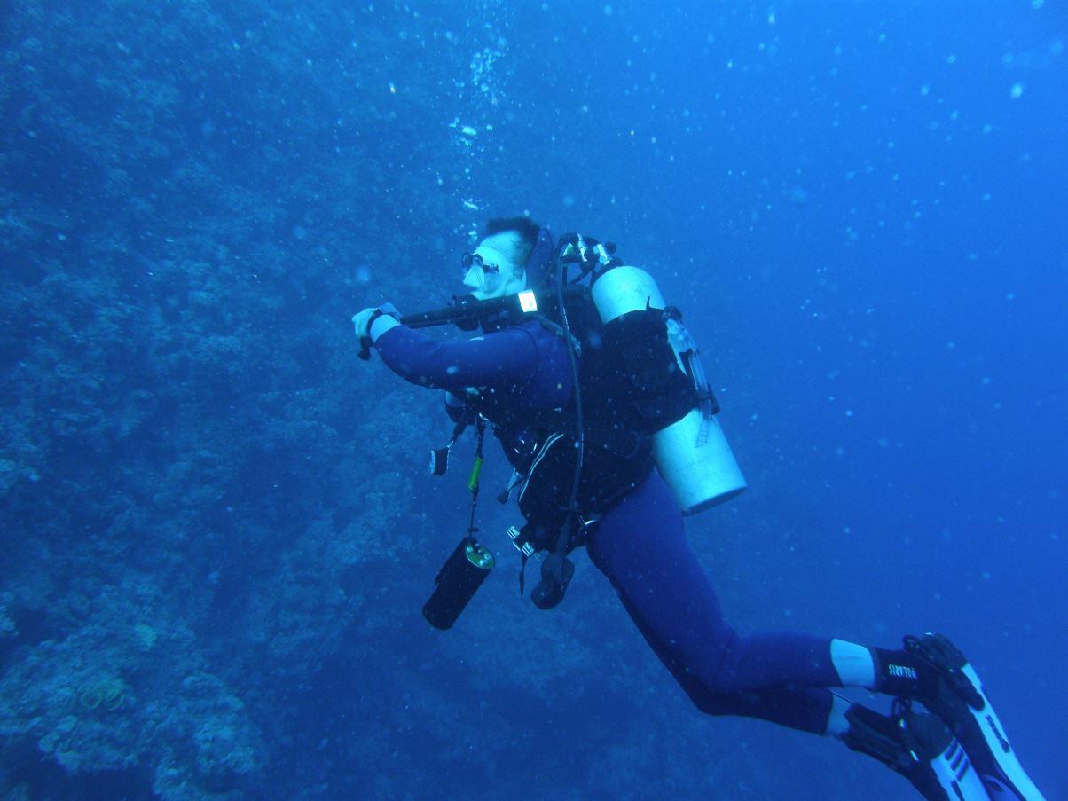 Aufstieg ohne Flossenbenutzung